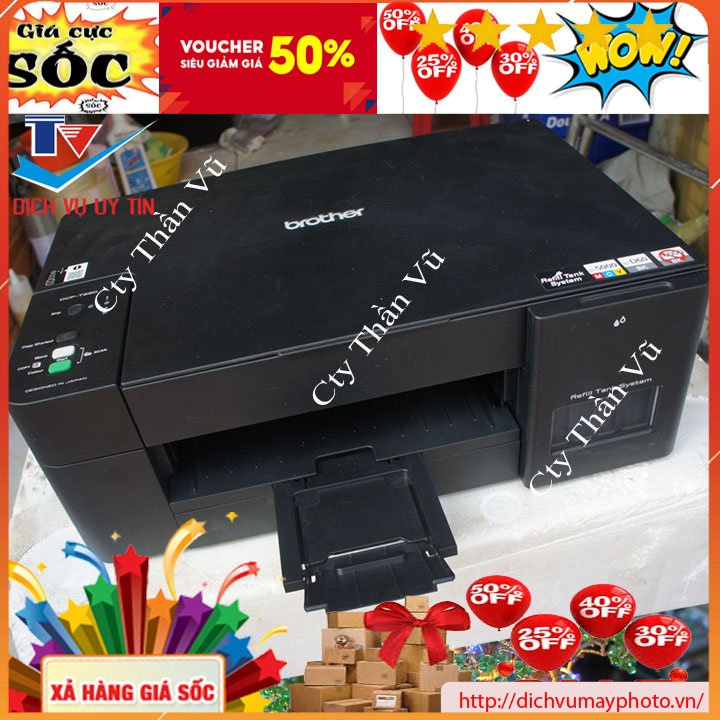 Máy in phun màu Brother DCP T220 đã qua sử dụng thiết kế nhỏ gọn bản in đẹp bảo hành INECO