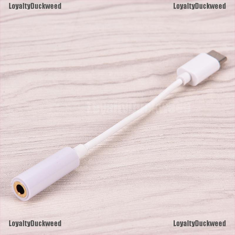 Dây Cáp Chuyển Đổi Usb Type C Sang 3.5mm Cho Samsung Lg Xiaomi Leeco