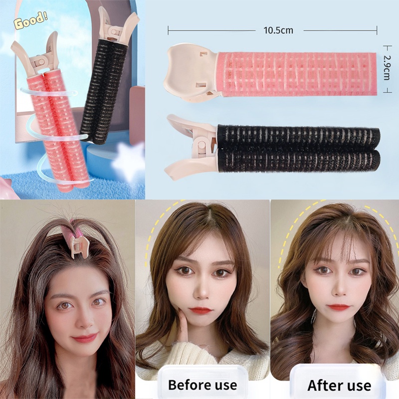 [Hàng mới về] Bộ 2 dụng cụ kẹp tạo kiểu tóc phồng chuyên nghiệp phong cách Hàn Quốc tiện lợi