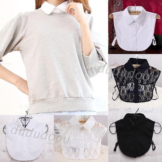 Cổ Áo Rời Cổ Bẻ Phối Ren Xinh Xắn Cho Nữ