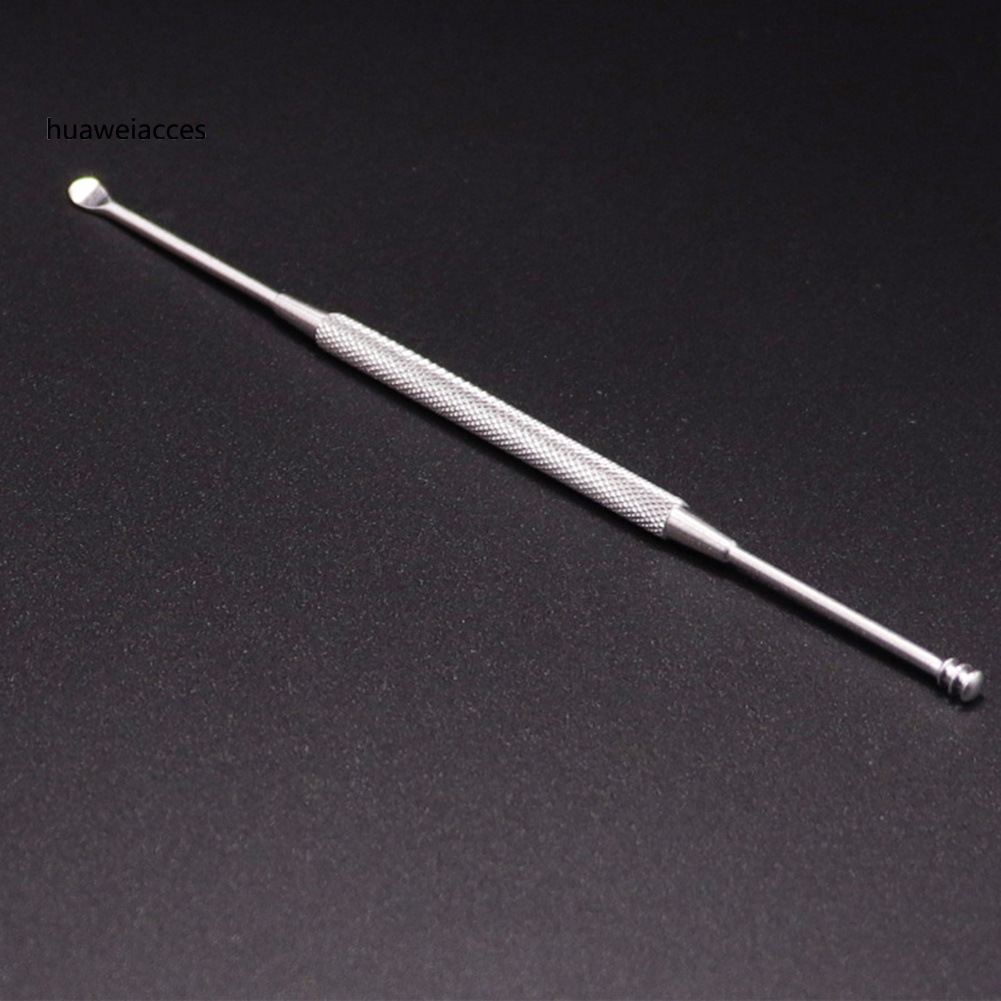 Dụng Cụ Lấy Ráy Tai Hai Đầu Dạng Xoắn Ốc Bằng Thép Không Gỉ HUA