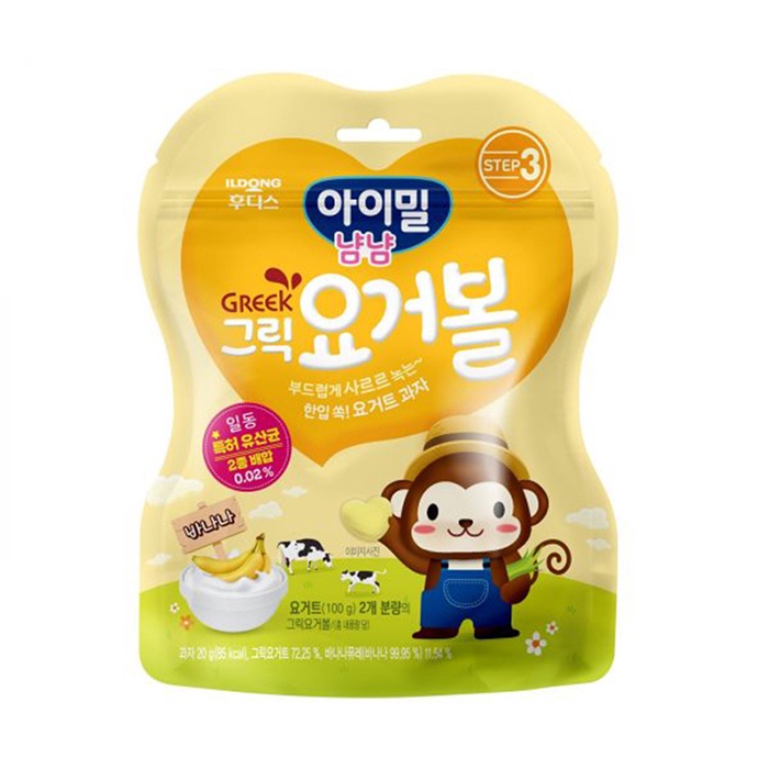 Sữa Chua Khô Trái Cây Ildong Hàn Quốc 20g cho bé từ 6 tháng tuổi