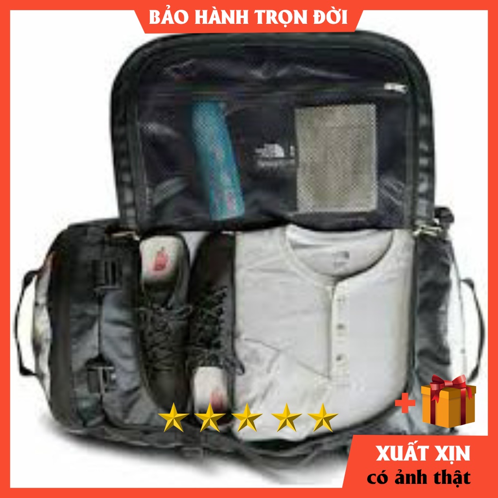 Túi Trống Du Lịch Thể Thao The North Face Đi GYM  Base Camp Duffel - Chống Nước, Thể Tích 71L, size Nam Độ Bền 10 năm Xị