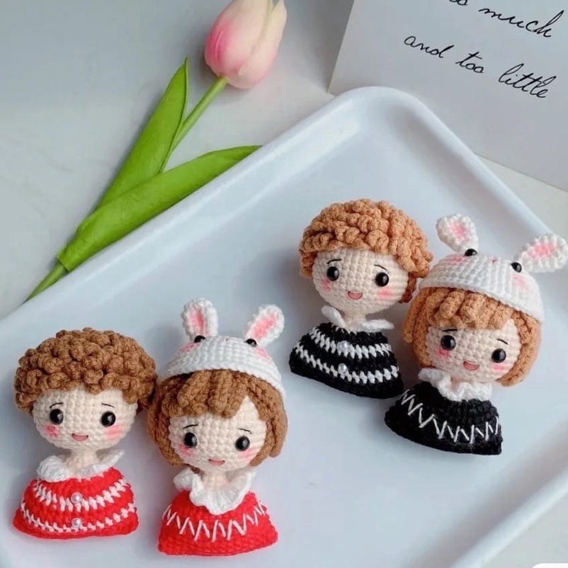 Móc Khóa Len Cặp Đôi