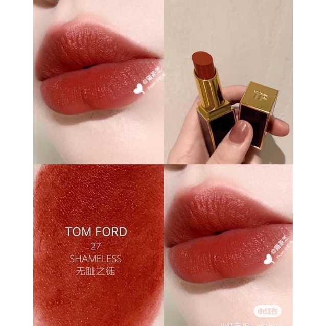 Son Tom Ford 27 Shameless - Đỏ Gạch Nâu