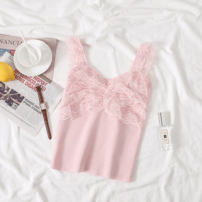 [Baywellfashion]Áo nữ không tay phối ren thời trang quyến rũ | BigBuy360 - bigbuy360.vn