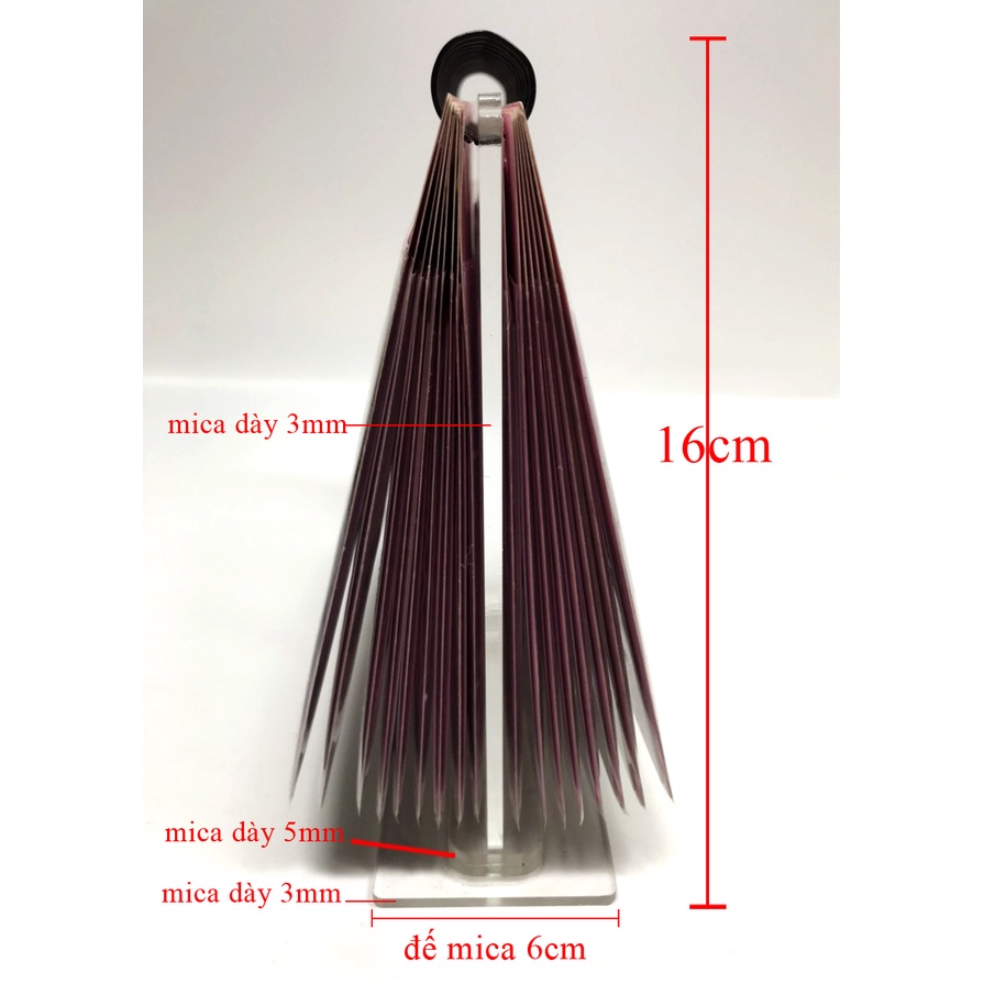 Album ảnh để bàn - Album ảnh 6x9cm lưu trữ 68 tấm , ĐẾ MICA TRONG SUỐT, GIẤY HOA VĂN CÓ KIM TUYẾN trang trí bàn làm việc