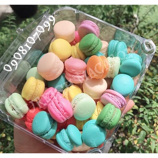 Bánh MACARON -32viên mini(Bánh kết hợp với mứt trái cây - giảm độ ngọt)