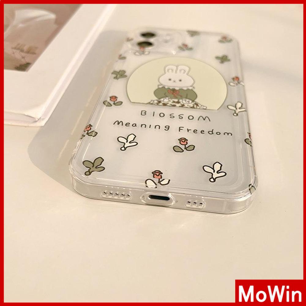 Ốp Điện Thoại Silicon Trong Suốt Viền Vuông Bảo Vệ Camera Chống Sốc Cho iPhone 13 Pro Max 12 Pro Max 11 7 Plus