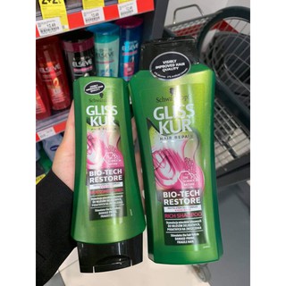 (gom off)Cặp gội xa Gliss Kur Bio tech Đức