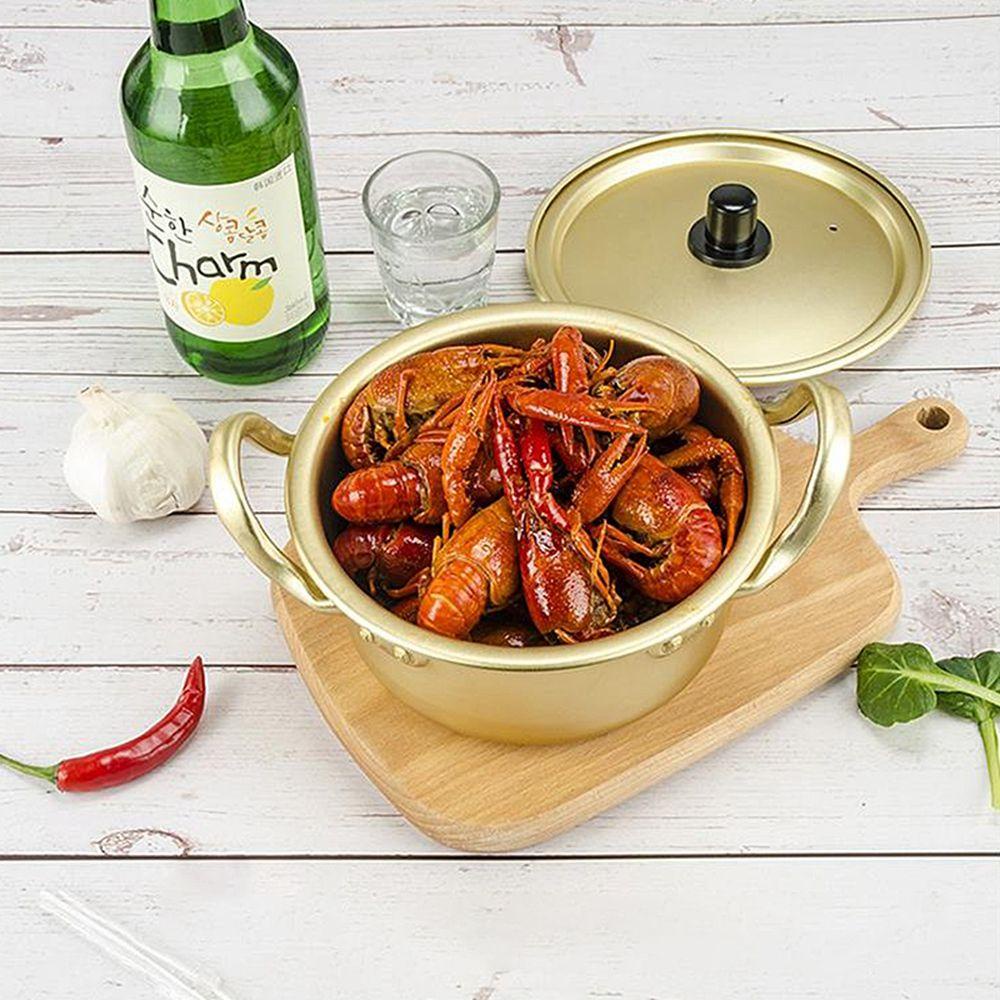 Nồi Nấu Mì / Canh / Sữa / Trứng Bằng Nhôm Kiểu Hàn Quốc Tiện Dụng|Nồi Nấu Súp Chất Lượng Cao Chuyên Dùng