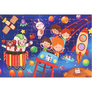 Ghép hình gỗ puzzle 30 miếng [Bộ ghép hình cho bé]