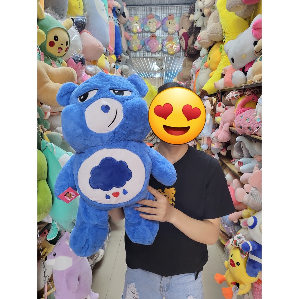 Quà tặng gấu bông cho bé , thú nhồi bông hoạt hình doremon, pikachu 50cm
