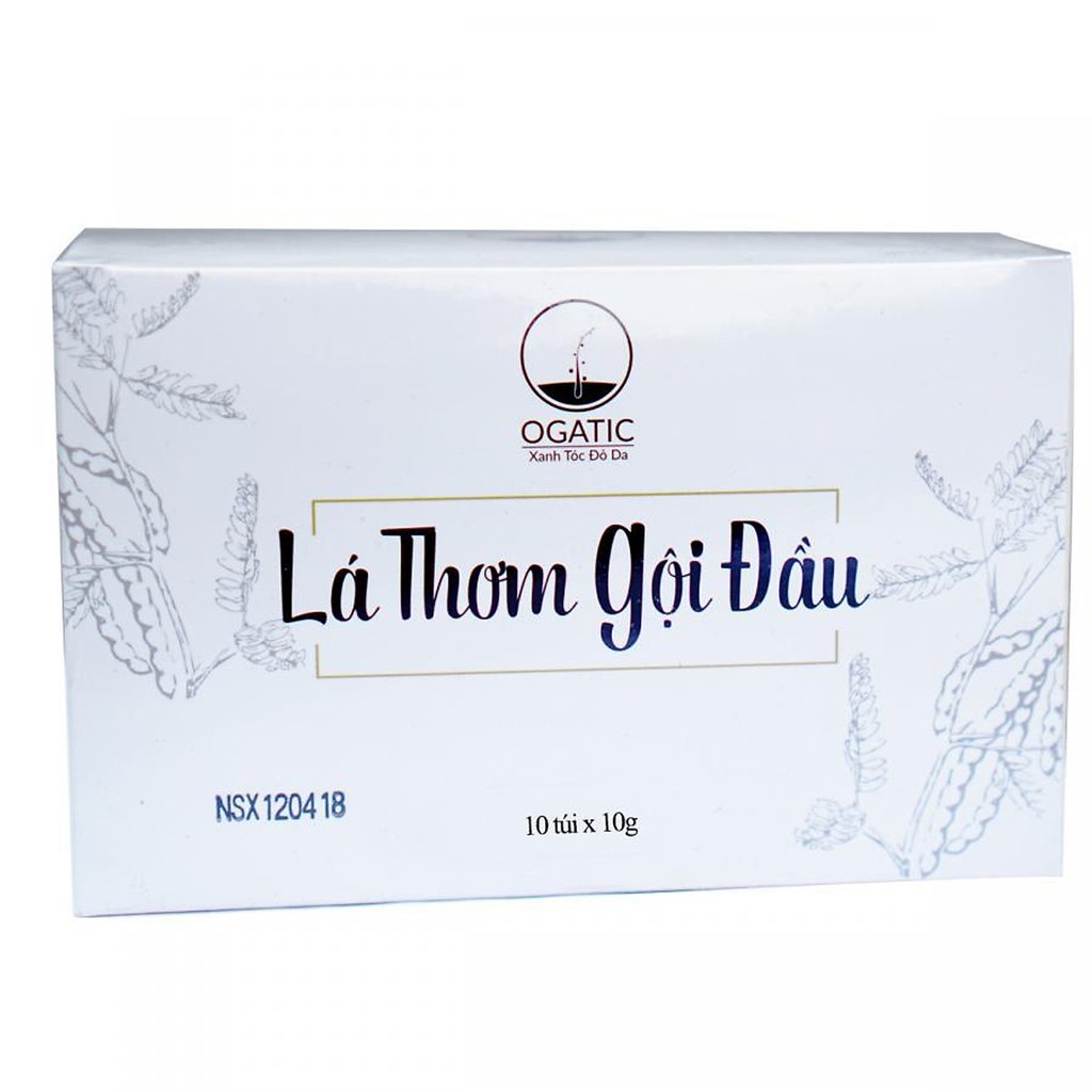 1 Hộp Lá Thơm Gội Đầu Ogatic ( 1 hộp = 15 gói )