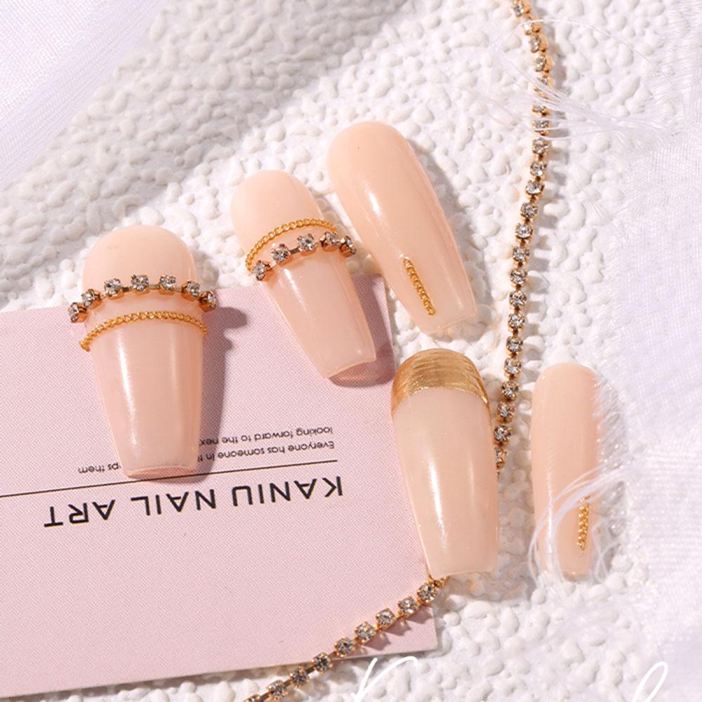 Phụ Kiện Kim Loại Đính Đá Trang Trí Móng Tay 3D DIY Sang Trọng