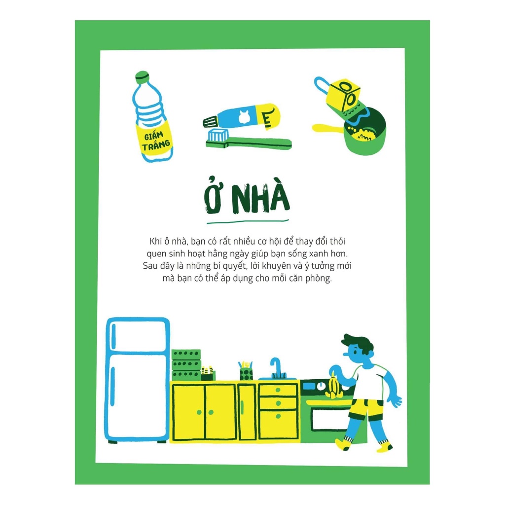 Sách - Sổ tay sống xanh cho trẻ em - Những hành động hằng ngày nhằm bảo vệ hành tinh - Quảng Văn