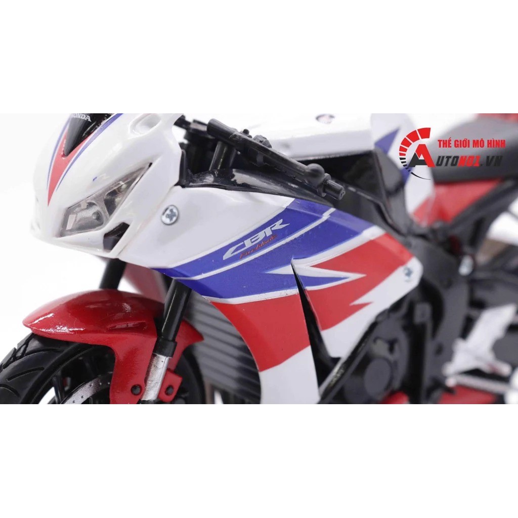 MÔ HÌNH HONDA CBR 1000RR WHITE 1:12 NEWRAY 7413