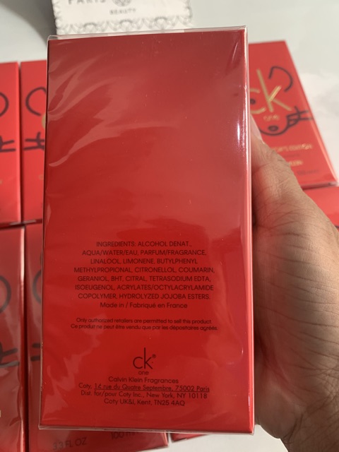 Nước hoa nữ CK One Collector's Edition 100ml full seal