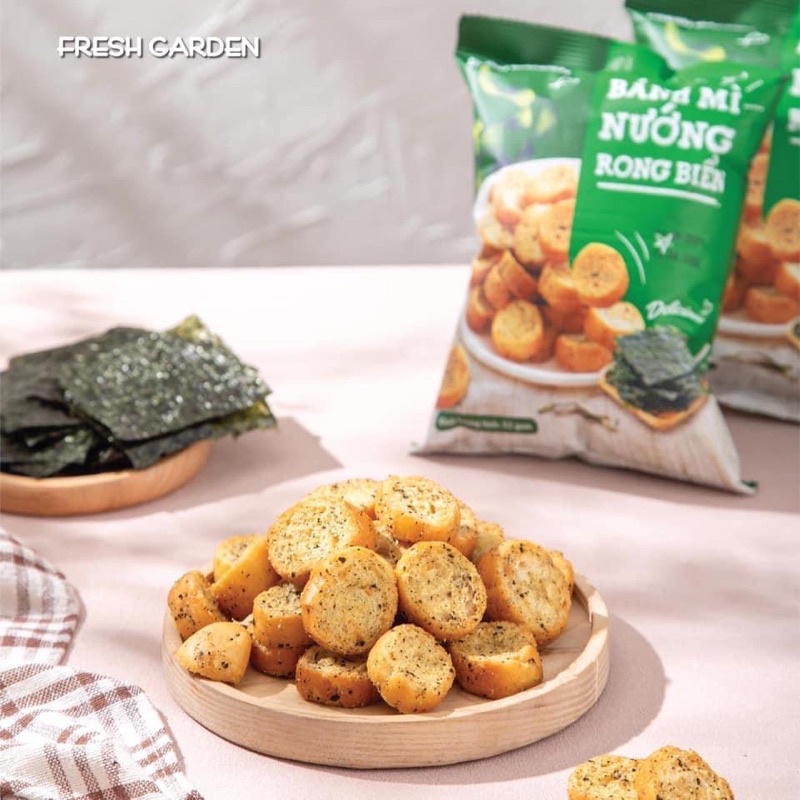 Bánh mì nướng Fresh Garden gói 52g