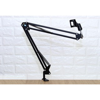 Giá Đỡ Micro Live Stream Kẹp Bàn - Bằng Kim Loại Chắc Chắn - Hoàng Yến Computer