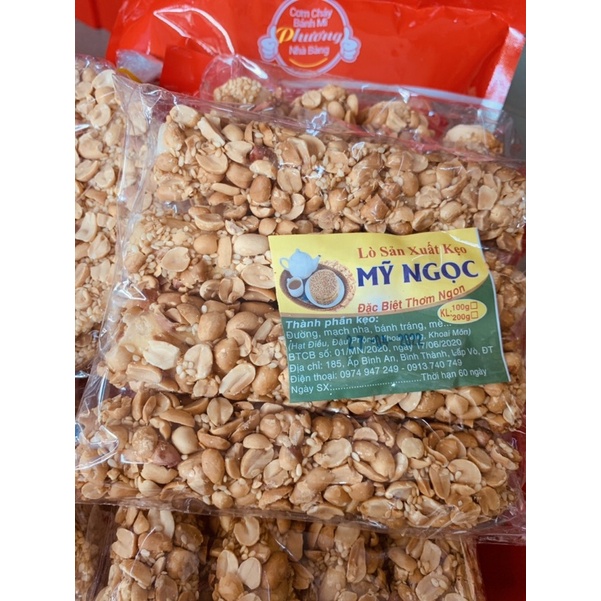 Kẹo đậu phộng cuộn 1 bịch 4 ống