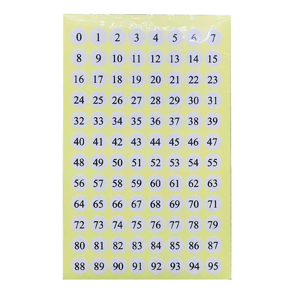 Decal tomy số 0-95