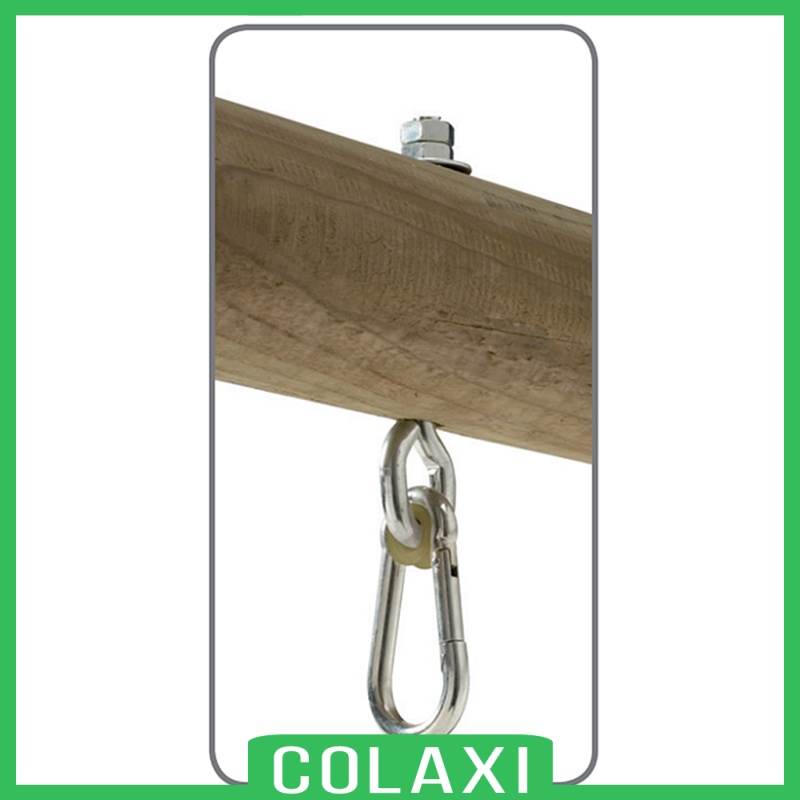 [COLAXI]2xSwing Thread Hook Playset Playground Yoga Seat Safety Locking Ceiling Mount 150mm