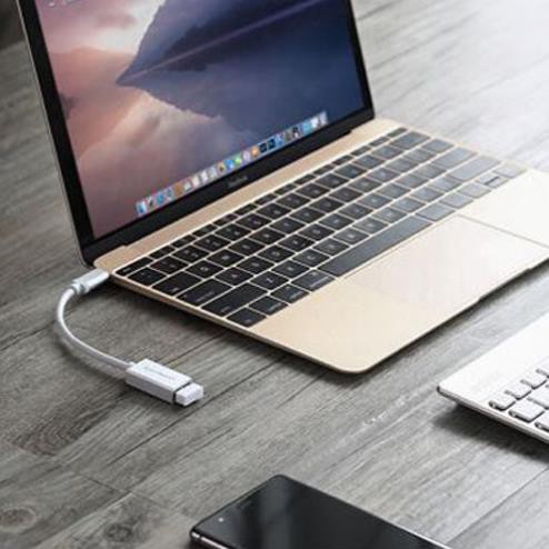 Cáp Chuyển USB-C Sang USB 3.0 Chuẩn A Cổng Âm Chính Hãng Ugreen 30645