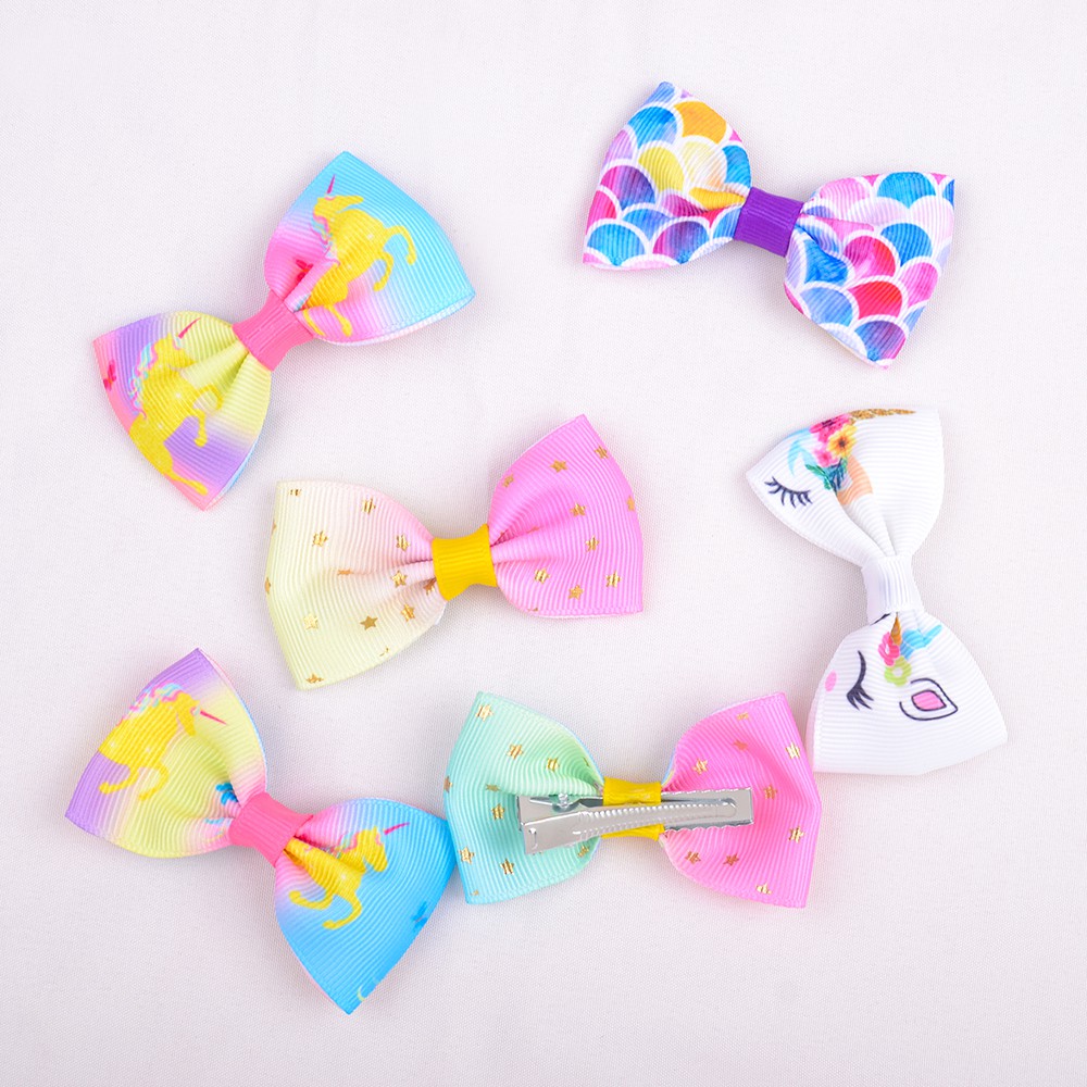 Bộ 8 kẹp tóc KIDSBOWS hình nơ nhiều kiểu xinh xắn dành cho bé gái