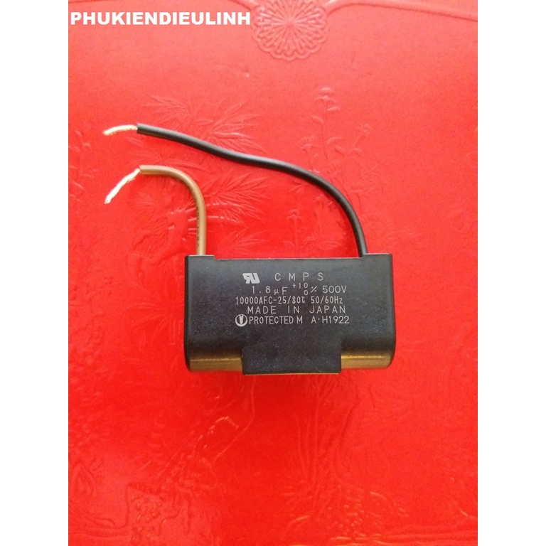 TỤ QUẠT 1MF-1,5MMF-1,8MF/500V CHÍNH HÃNG