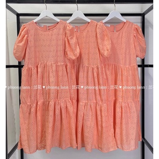 Váy babydoll thô boy tầng