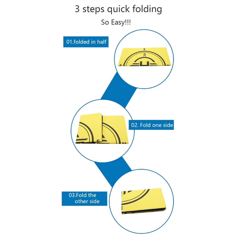 Đệm Hạ Cánh Gấp Gọn Chống Thấm Nước Tiện Dụng