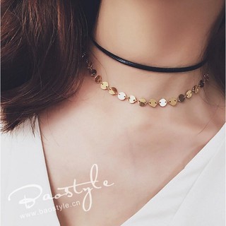Vòng cổ choker 2 tầng cá tính