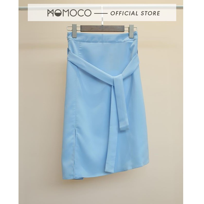 Chân Váy Vạt Chéo MOMOCO Thắt Nơ Lệch Sang Trọng M1968