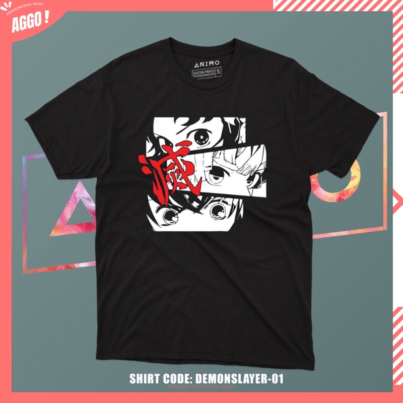 Áo thun tay lửng Kimetsu no yaiba, anime Demon Slayer nam nữ đủ size mới nhất