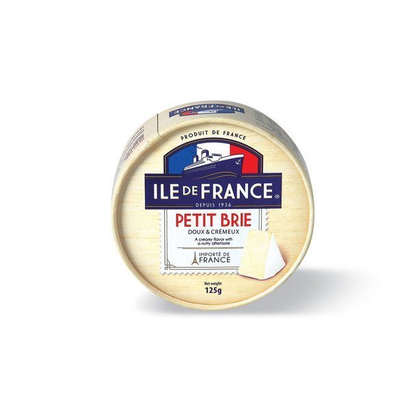 Phô mai Ile De France Petit camembert và Brie Au Bleu 125g - Pháp