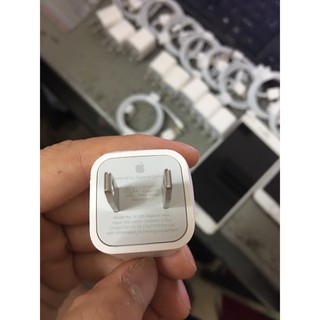 COMBO Bộ Sạc + Cáp iPhone X Zin Máy 100%