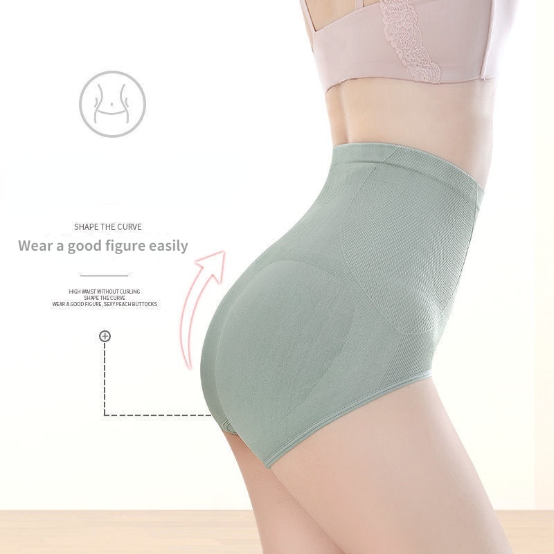 Quần Lót Lưng Cao Định Hình Eo Thoáng Khí Chống Vi Khuẩn Cho Nữ