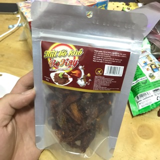 |Date 12.2019| Thịt Bò Khô Bò Cay Giòn DryFood 50g