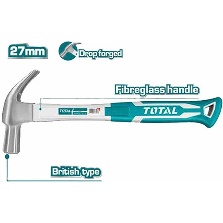 Búa nhổ đinh kiểu anh Total THT73227