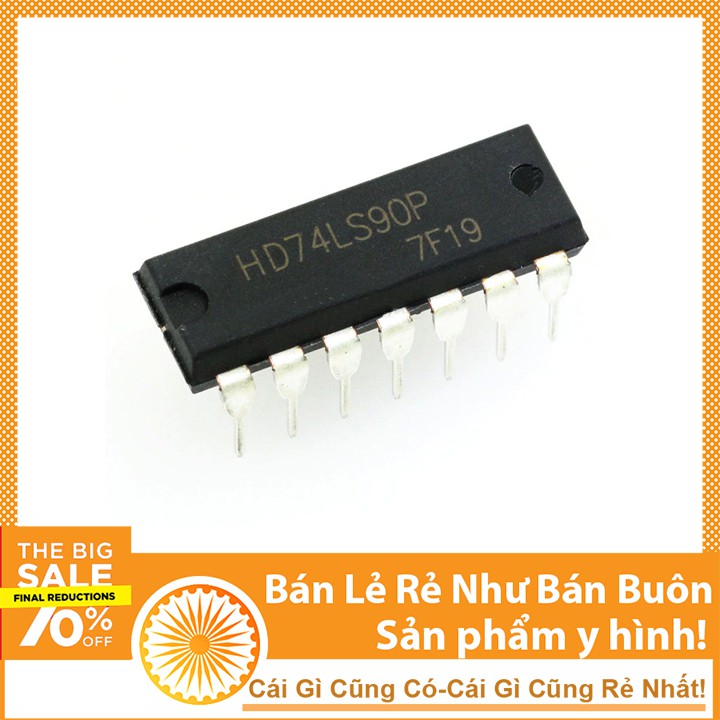 IC số 74LS90 DIP-14 | WebRaoVat - webraovat.net.vn