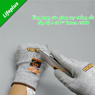 Bao tay vải chống cắt Tolsen 45040