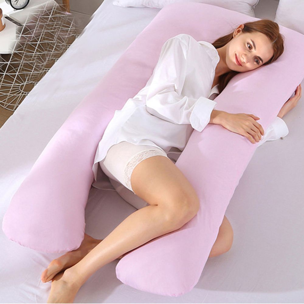 Áo Gối Chữ U Bằng Cotton Mềm Nhiều Màu Tùy Chọn Cho Bà Bầu