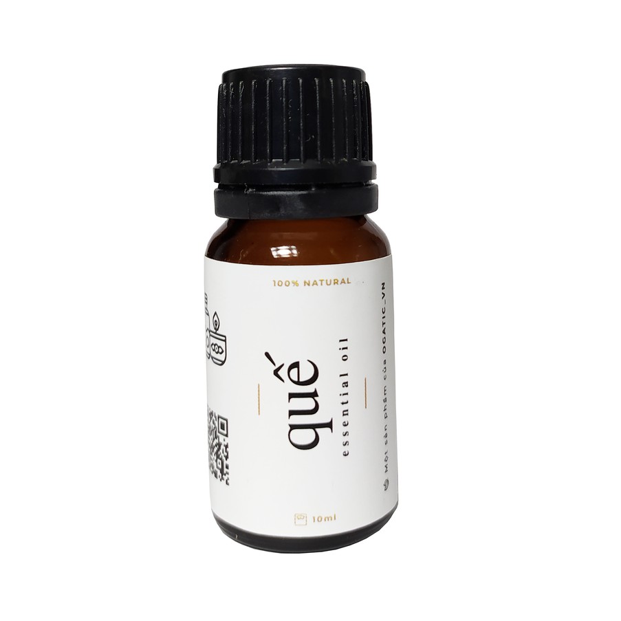 Tinh dầu quế 10ml Ogatic_vn nguyên chất tự nhiên | Cinnamon Essential Oil |
