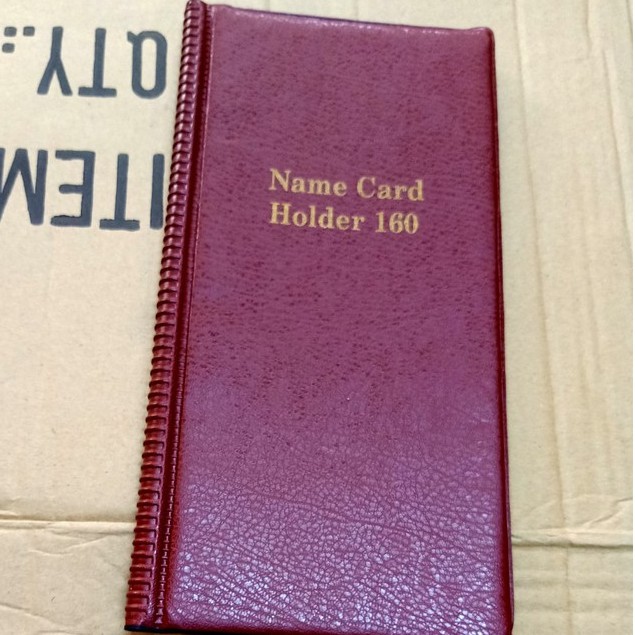 Sổ đựng name card 160 cái gáy tròn