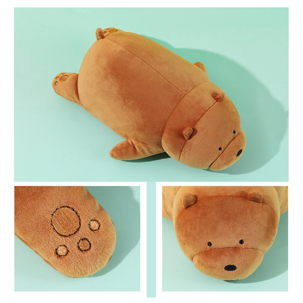 [LIFEM257 giảm12%"] Gối chữ U 2 trong 1 hình gấu We Bare Bears Miniso kê cổ chống mỏi du lịch văn phòng nhỏ gọn tiện lợi