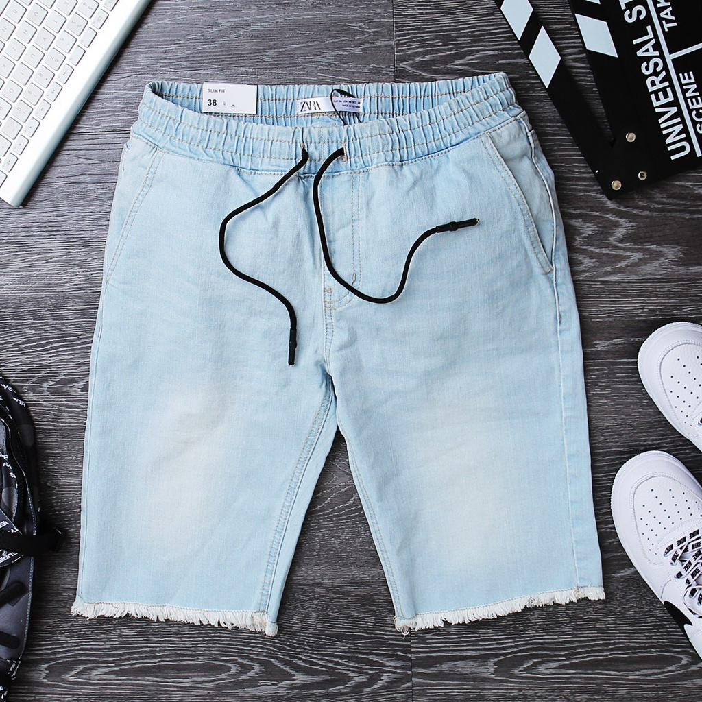 SHORTS JEAN LƯNG THUN ZARA RÁCH LAI