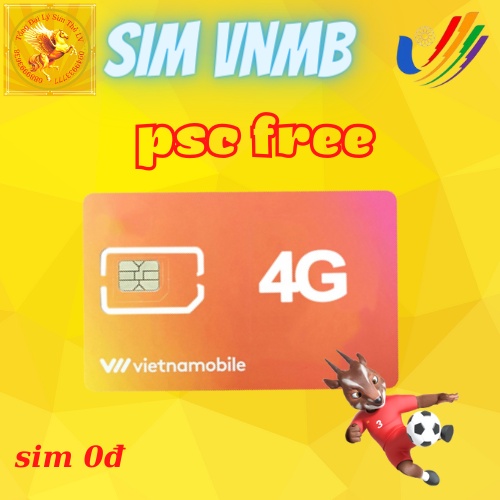 Sim VNMB 0đ loại phôi dán khay PSC Free dùng để nghe gọi nhắn tin, Nạp tiền đăng ký vào mạng theo chính sách của VNMB