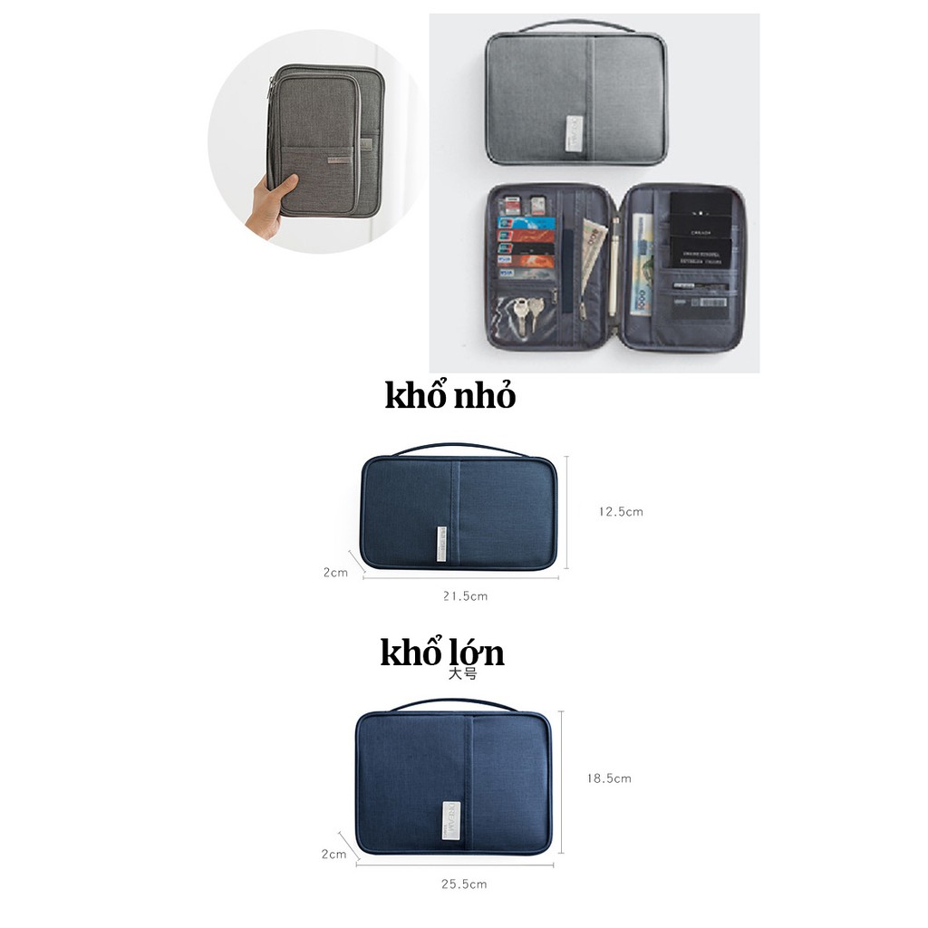 Ví Đựng Hộ Chiếu passport khổ lớn T159 Shalla