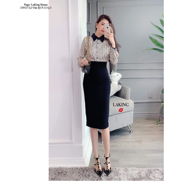 chân váy bút chì Laking house